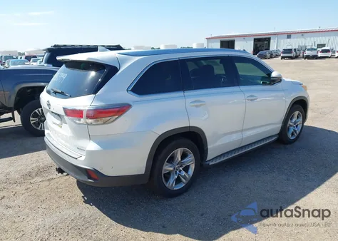 2016 Toyota Highlander Limited Platinum V6 z USA, uszkodzony, nr VIN 5TDYKRFH2GS138399